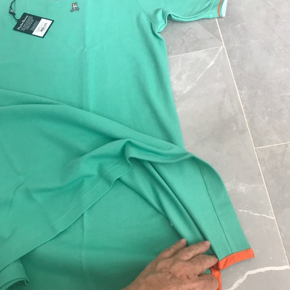 Psycho Bunny by Robert Godley Men Big and Tall Binfield Polo Shirt Florida 2XLT - Picture 10 of 13